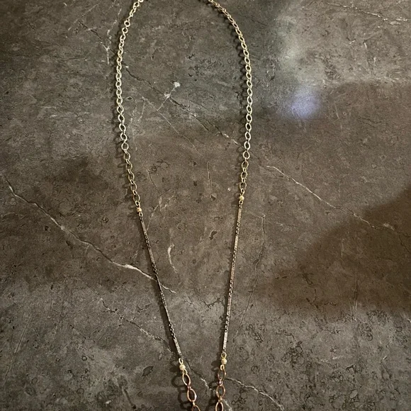 Lia Sophia Multi Tones of Chain necklace - Picture 3 of 6